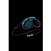 Flexi Design M Corda 5 mt Nero/Blu