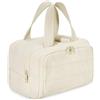 Générique Borsa da viaggio cosmetica, 4-in-1, multiuso, per il bagno, per donna, ampia capacità, ampia capacità, beige