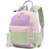 PROTAURI Zainetto Asilo Bambina, Zaino Bimba Asilo Leggero & Impermeabile, Zaino Asilo Nido con Ciondolo Amovibile Retro-Design per 2-5 Anni, 10.1L, Rosa