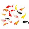 X Hot Popcorn 40 Pcs Mini Koi Pesce Figurine Miniature Goldfish Piccolo Pesce Fata Forniture Da Giardino Per Paesaggistica In Miniatura Fai Da Te E Mini Giardini