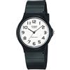 Casio MQ24-7B2 da uomo con cinturino in resina nera, Quadrante bianco., Classico