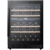 Cavin Cantinetta vino da incasso, Arctic Collection 60D Fullglass Nero, una capacità di 46 bottiglie, display elettronico, porta in vetro con protezione UV, illuminazione a LED, silenzioso