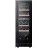 Cavin Cantinetta vino da incasso, Arctic Collection 30D Fullglass Nero, due zone di temperatura, contenere 18 bottiglie, un display elettronico, silenzioso,