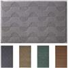 Olivo Tappeti OLIVO.shop Tappeto cucina antiscivolo lavabile, passatoia corridoio, tappeto bagno antiscivolo vari colori e misure, NEVADA (Grigio 2, 50x130 cm)