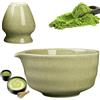 GOMETY Ciotola giapponese Matcha con beccuccio, Chawan Matcha, ciotola da tè con scomparto per la frusta, ciotola tradizionale in ceramica Matcha, ciotola per matcha, ciotola per tè Chawan, ciotola in