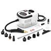 K2 STORE Pulitore a Vapore 2500W ad Alta Pressione Portatile - Steam Cleaner con 6 Livelli di Potenza, Serbatoio 1200 ml, 3 Accessori di Pulizia - Ideale per Grasso Cucina, Piastrelle Bagno, Vetri, Divani auto