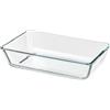 IKEA Piatto da forno/portata MIXTUR 35x25 cm, vetro trasparente
