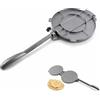 Gsycle Pressa Per Tortilla, 20 Cm Manuale In Lega Di Alluminio Tortilla Maker Taco Press Tortillera Tortilla Press Roti Maker Taco Maker Pressa Per Pancake Fatti In Casa Utensili Da Cucina Per Pizza (Nero)