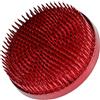 Wazakura Ikebana Kenzan - Portafiori Giapponese per Composizione Florale, Colore Rosso, Rotondo, Ottone, Made in Japan (80mm)