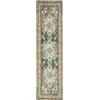 RugVista Leia, Tappeto, Vintage, 80 x 300 cm, Rettangolare, Pelo medio, Soggiorno, Sala da pranzo, Camera letto, Cucina, Corridoio, Lavabile solo a secco, Verde
