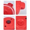 NiuLumea Pentola a pressione per microonde con funzione vapore, cottura rapida di riso, pasta, verdure, strumento da cucina compatto in silicone PP, rosso, 27,5 x 14 cm
