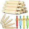 Kafei Mini rotolo di legno mattarello 6 pollici lungo cucina cottura rotolo mattarello legno pasta rotolo per bambini pasta