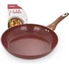 KASANOVA Padella 30 cm in ceramica burgundy New Ceramic