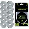 Headley Tools - Lame rotanti da 60 mm (confezione da 10)