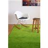 floor factory tappeto Gabbeh Karma verde 160x230 cm fatto a mano di 100% lana vergine