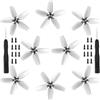 Craznick Eliche per DJI Avata sostituzione elica accessori a basso rumore per DJI Avata Drone accessori esclusivi viti e cacciaviti 8 pezzi Grigio
