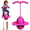 KOMEIYL Generico Pallone Salterino Balance per Bambini Pogo Ball Palla Rimbalzante per Bambini Pogo Ball con Maniglia Pogo Palla di Salto per Bambini e Adulti, per Allenare l'equilibrio (Rosa)