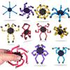 SUBRINGE Fidget Spinners Trasmissibile, Robot Fidget Spinner, Giocattolo Sensoriale Anti-Stress DIY, Finger Spinner Meccanico Deformabile per Bambini Adulti (10 Pezzi)