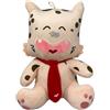 CARTOON Peluche Torakiki Hello Spank 38 cm Seduto Pupazzo Morbido 100% Poliestere con Cravatta Rossa Giocattolo Bambini e Collezionisti Idea Regalo Originale Decorazione Cameretta