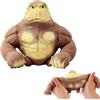 Ycaaeo Gorilla Antistress, Scimmia Antistress, Monkey Squishy, Indistruttibile a Forma di Gorilla, Gorilla Giocattolo, Giocattoli Divertenti e Divertenti per Bambini e Adulti per Alleviare lo Stress