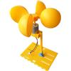 Generico Kit turbina eolica - Costruisci la tua stazione di energia rinnovabile, esperimento scientifico sulla luce a LED, generatore 10 V CC 15 cm x 18 cm, struttura elettronica ABS durevole per giochi