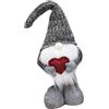 Mikinona 1pezzi Peluche di Babbo Natale Seduto senza Volto Decorazione Natalizia in Peluche Regalo di Natale Giocattolo