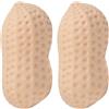 Uanqfegy Giocattoli morbidi di squish di arachidi in silicone 2 pezzi di agitatori alimentari, giocattoli da spremere antistress per il relax quotidiano