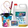 Bubble Brothers Set di bolle di sapone giganti per bambini e adulti 11 pezzi 5 bacchette per bolle di sapone25 litri liquido per bolle di sapone e bol (Set di 6 elementi)