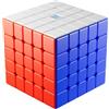 Bukefuno MoYu Aochuang V6 Double Track UV 5x5 Magic Cube Puzzle Magnetico Medio Aochuang WRM V6 112 Magneti, 2Track UV Magic Cloth Stickerless 5x5 Cube Speed