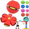 Generico Magic Ball,Palla Magica 2 in 1 con Luci LED,Forma Trasformabile per Giochi Attivi in Casa E all'Aperto,Palla Rimbalzante per Bambini E Famiglie (A1)