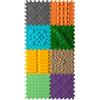 ORTO NATURE Tappetino da gioco ortopedico per bambini, gioco sensoriale, piastrelle ad incastro, tappetini da gioco per bambini, set di tappetini da gioco (coccodrillo qui)
