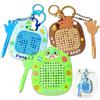JoyPlus 3 pezzi portachiavi Fidget Toys, giocattolo sensoriale con ardesia magica e scheda labirinto, giocattolo anti stress per adulti e bambini