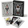 LongGenius Hollow Knight Ispirato Carte da gioco, Nero & Bianco Poker Deck, Deck 54 Poker Dimensioni Carte, Indie Game Gothic Poker Set