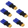 LINSYRC 5-Pack Adattatore di Connettore Femmina Spina XT60 a Connettore Maschio Spina EC5 per Batteria RC Lipo