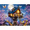 HUADADA Puzzle da 1000 pezzi, puzzle per adulti, classico gioco educativo, bella decorazione per albero di fiori, puzzle