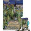 SYUNFEI Il giardino di Monet a Veetheui Puzzle da 1000 pezzi per adulti Vacanza a casa: uccidere il tempo offerte come regali per tutta la famiglia 52x38cm
