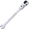 Gedlex Chiavi a Cricchetto 8 mm, Chiave a Cricchetto Flessibile a 180° e Chiavi Inglesi Aperta a 15°, Cromo Vanadio Chiave, Rresistente all'abrasione, Aantiscivolo, Rresistente allo Sporco