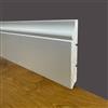Eternal Parquet 100ml di Battiscopa PREMIUM in legno MASSELLO mod.BAROCCO 120x16 laccato bianco