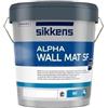 Sikkens Idropittura Lavabile per Interni Alpha Wall Mat SF Bianca 5 Litri Opaca