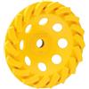 DEWALT Extreme tazza diamantata turbo per levigatura 125 mm M14, DT3797-QZ | Tazza diamantata turbo M14 da 125 mm con segmenti robusti e corpo in acciaio trattato per lisciare rapidamente superfici.