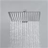 JOHO Soffione Doccia da Parete in Acciaio Inox 304 con Ugelli Antiicalcare (30x30cm quadrato)