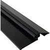 Homewell Seuil de porte (PMR) avec joint, Laqué noir, 1m - HOMEWELL