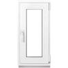 Framex Finestra per cantina in plastica, finestra bianca, larghezza x altezza 40 x 80 cm (400 x 800 mm), vetro doppio (32 mm), ribaltabile, DIN destra - Premium - Tutte le dimensioni