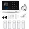 HUXGO, HXA003 sistema di allarme wireless WiFi + GSM 4G con 5 sensori di movimento, per casa, ufficio, appartamento, garage, applicazione TUYA Smart, controllo del telefono, SMS, lingua italiana