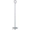 Alberts 204938 Ancoraggio a terra da avvitare, zincato a caldo, lunghezza totale 525 mm