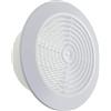 Vent Systems Griglia da soffitto smontabile, 125 mm, bianca, in plastica, feritoia rotonda per bocchetta dell'aria, copertura per griglia, schermo in nylon, prese d'aria HVAC per bagno, casa, ufficio