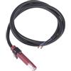 LVYXON Per QRB1 Fotocellula fotoresistente Rilevatore di fiamma Elettrico Fotocellula per sistemi di controllo del bruciatore Processori PLC Motori Automazione Azionamenti Attrezzature Industriali Rosso Nero