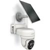 Avidsen PRIM-O PTZ Telecamera Wi-Fi Solare da Esterno, 2,5K Motorizzata, Batteria Ricaricabile, IP65, Audio Bidirezionale, Visione Notturna, Rilevamento Movimento, Compatibile App Home