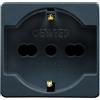 Gewiss gw 21246 , 2P+T 16/250 System, Nero