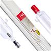 Reci Tubo Laser CO2 100 W (Picco 130 W) 1400 mm W4 / S4 18 Mesi di Garanzia per Incisione Laser Taglio Spedizione dall'Europa 0 e Iva